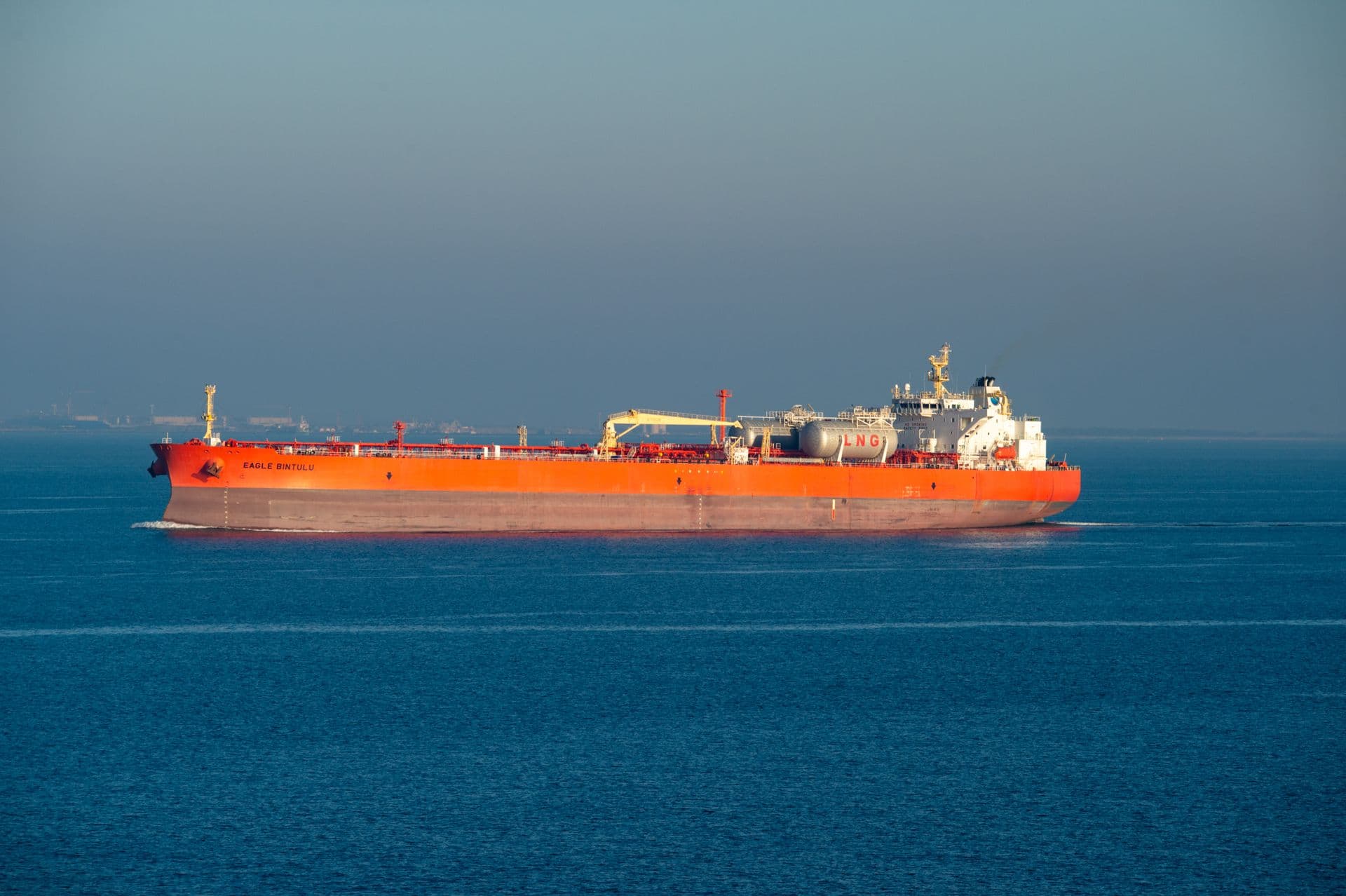 LNG carrier at sea